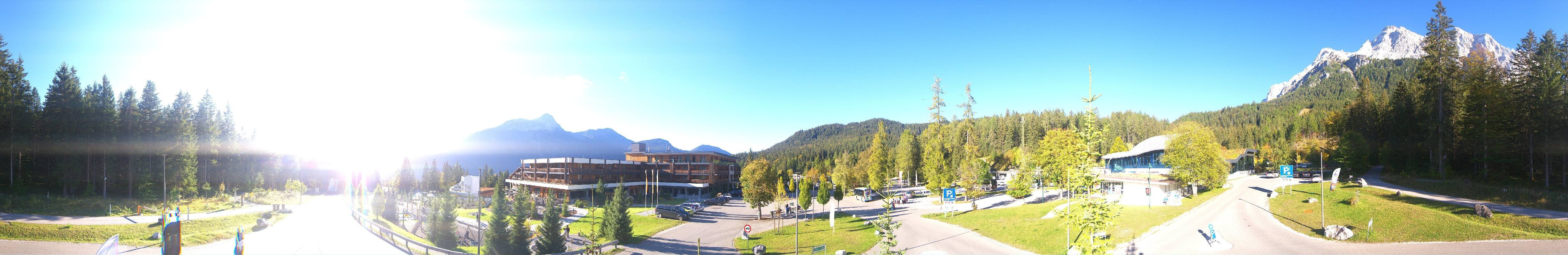 Archiv Foto Webcam Tiroler Zugspitzbahn: Talstation in Ehrwald