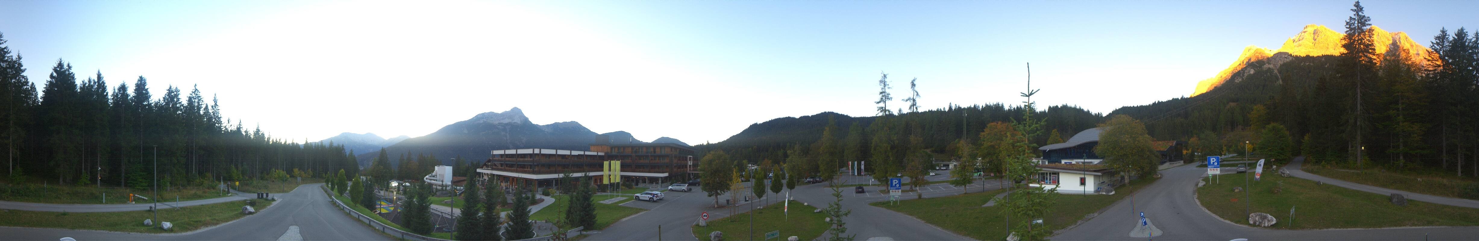 Archiv Foto Webcam Tiroler Zugspitzbahn: Talstation in Ehrwald