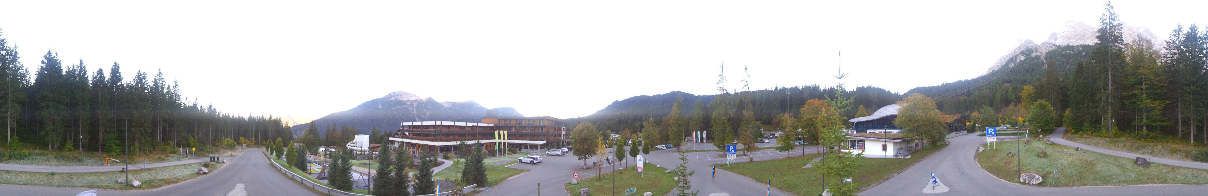 Archiv Foto Webcam Tiroler Zugspitzbahn: Talstation in Ehrwald