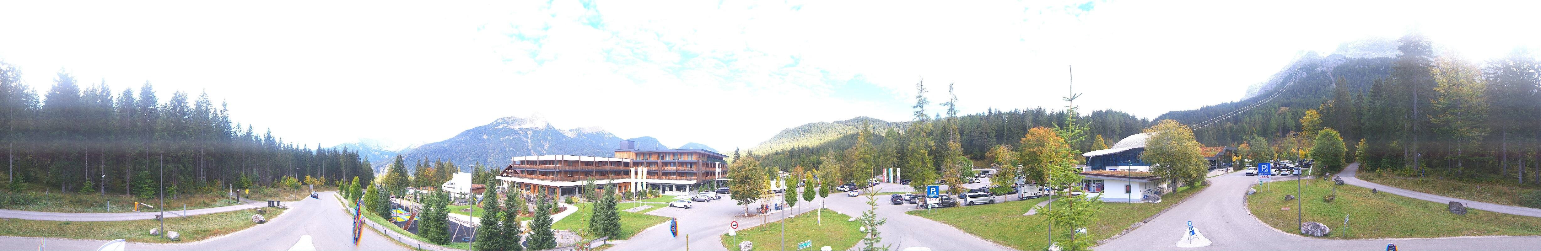 Archiv Foto Webcam Tiroler Zugspitzbahn: Talstation in Ehrwald