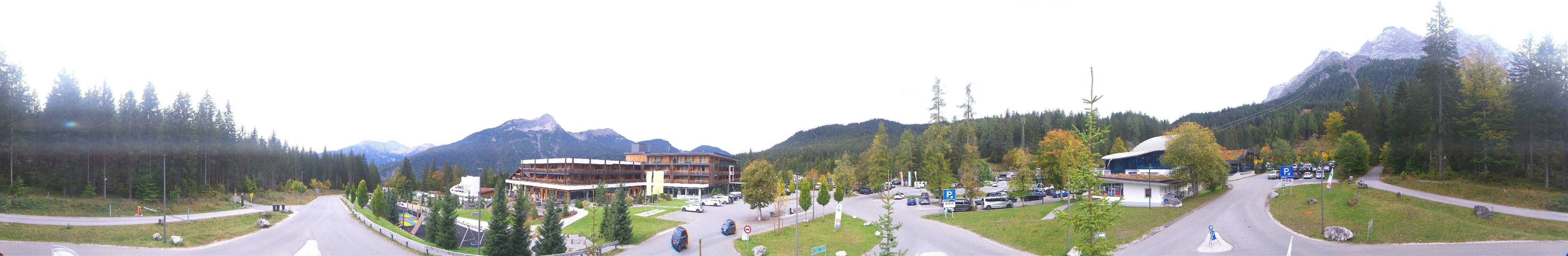Archiv Foto Webcam Tiroler Zugspitzbahn: Talstation in Ehrwald