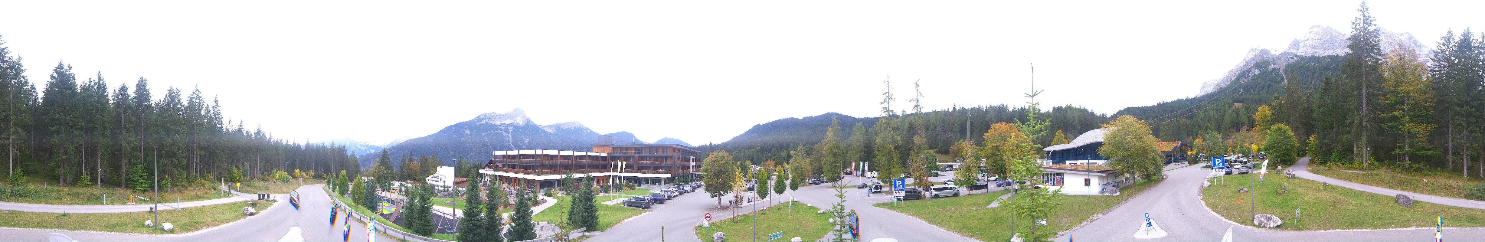 Archiv Foto Webcam Tiroler Zugspitzbahn: Talstation in Ehrwald