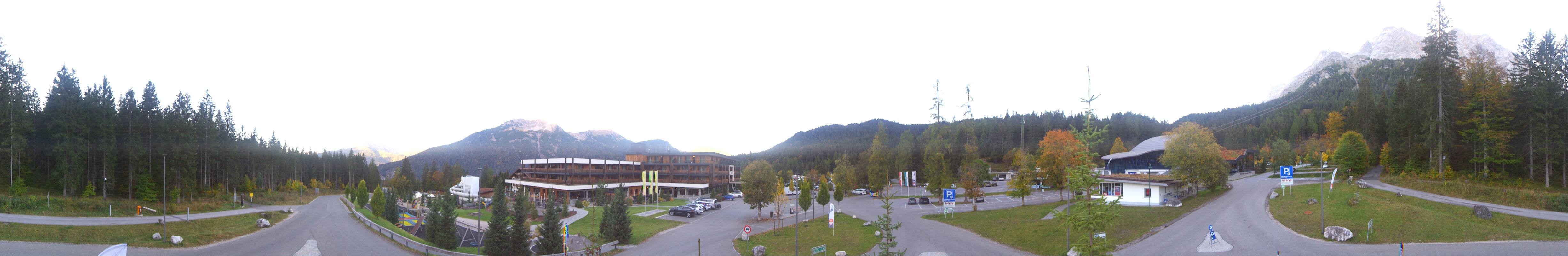 Archiv Foto Webcam Tiroler Zugspitzbahn: Talstation in Ehrwald