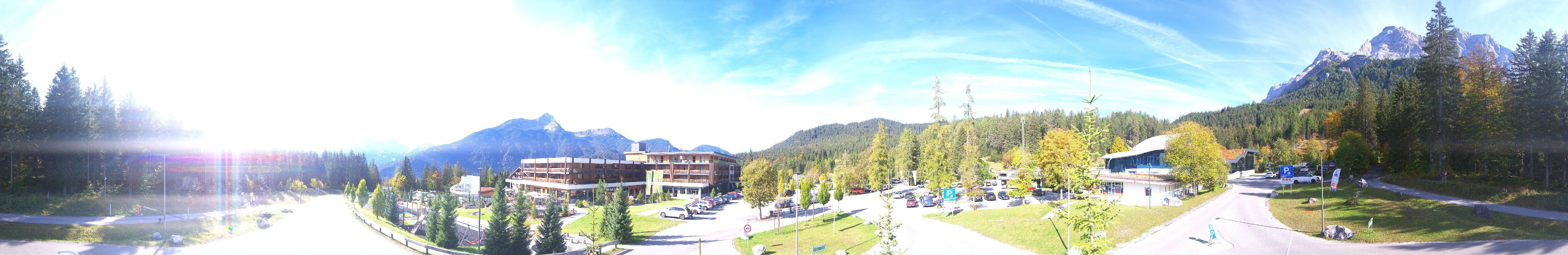Archiv Foto Webcam Tiroler Zugspitzbahn: Talstation in Ehrwald