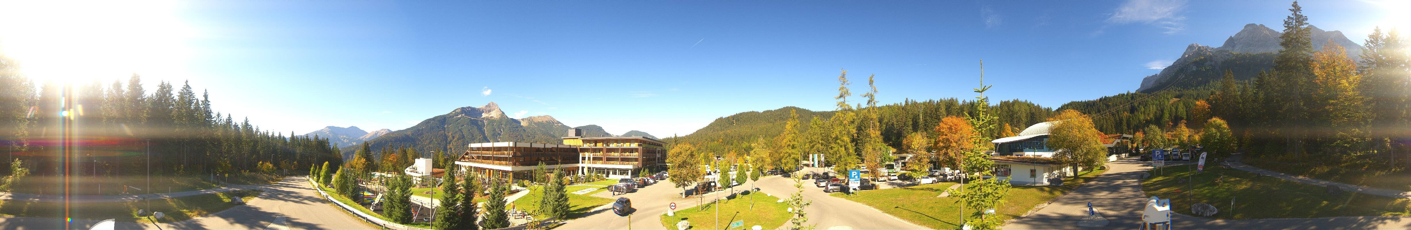 Archiv Foto Webcam Tiroler Zugspitzbahn: Talstation in Ehrwald