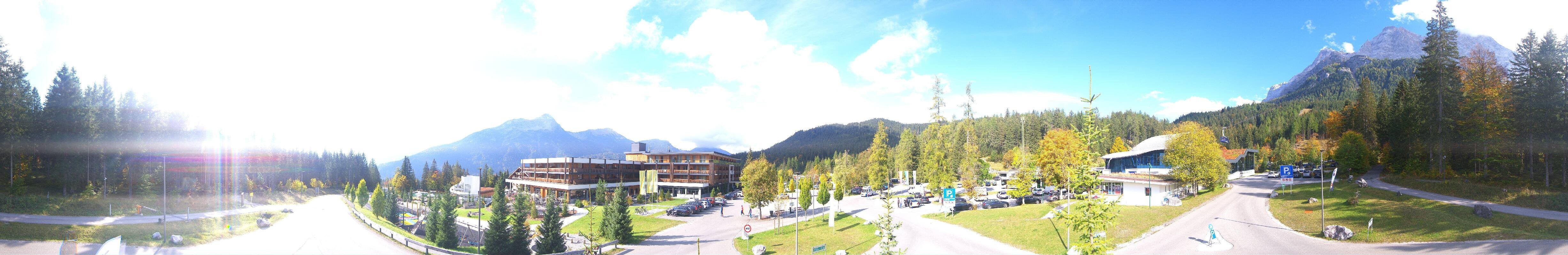 Archiv Foto Webcam Tiroler Zugspitzbahn: Talstation in Ehrwald