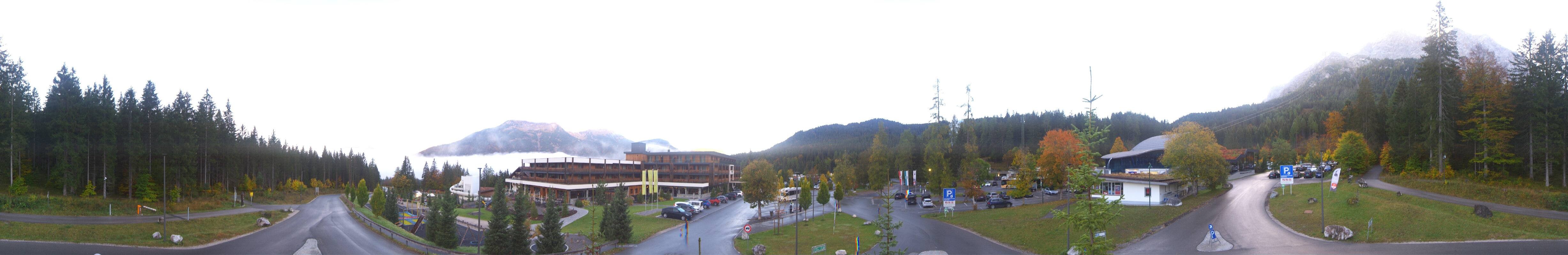 Archiv Foto Webcam Tiroler Zugspitzbahn: Talstation in Ehrwald