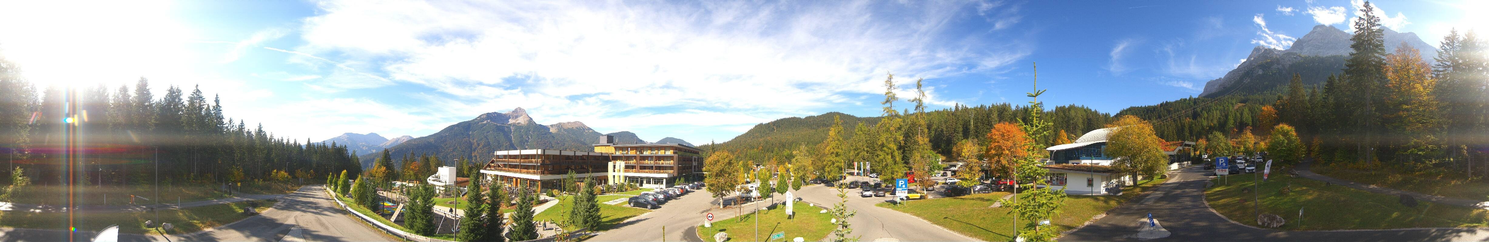 Archiv Foto Webcam Tiroler Zugspitzbahn: Talstation in Ehrwald