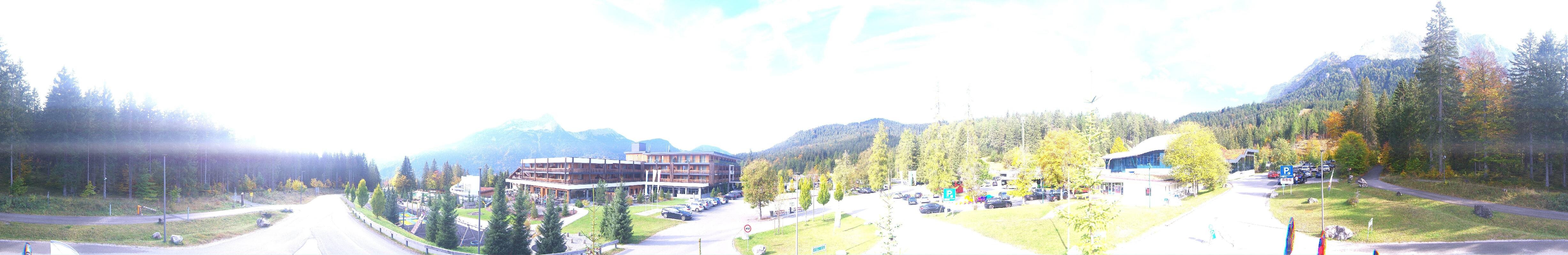 Archiv Foto Webcam Tiroler Zugspitzbahn: Talstation in Ehrwald