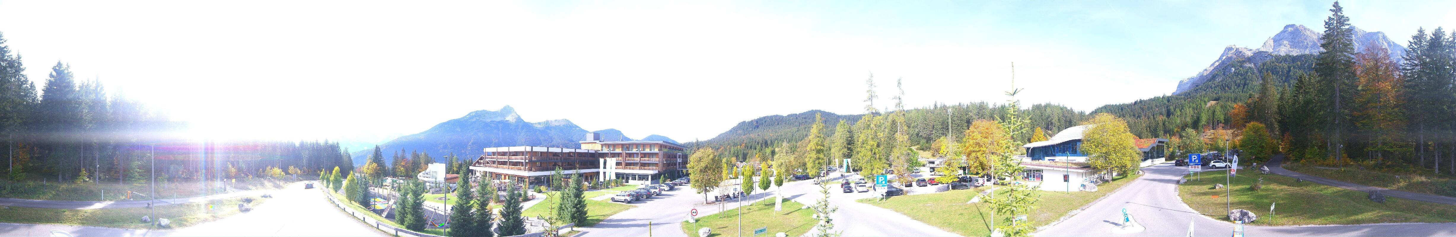 Archiv Foto Webcam Tiroler Zugspitzbahn: Talstation in Ehrwald