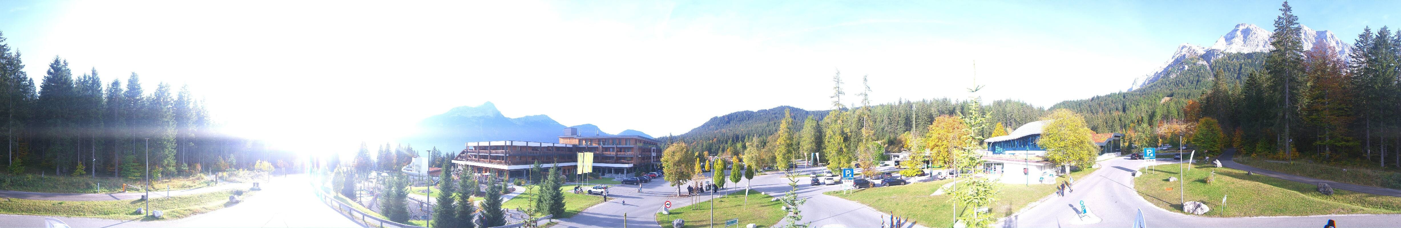 Archiv Foto Webcam Tiroler Zugspitzbahn: Talstation in Ehrwald