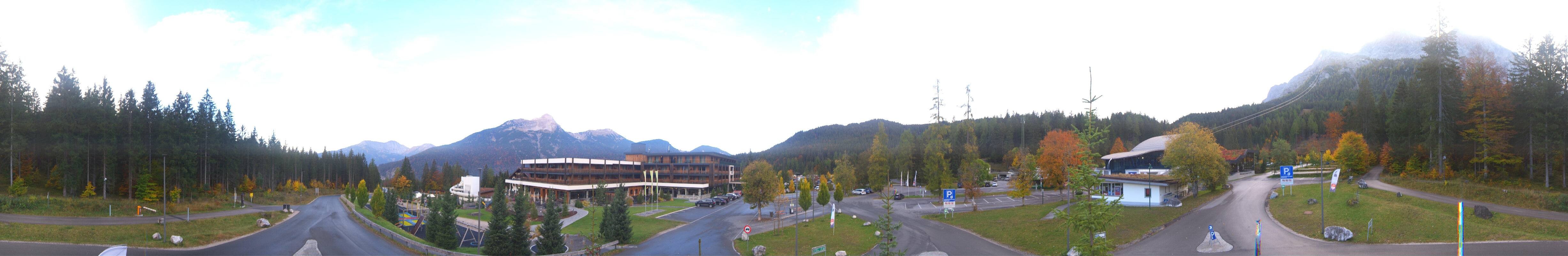 Archiv Foto Webcam Tiroler Zugspitzbahn: Talstation in Ehrwald