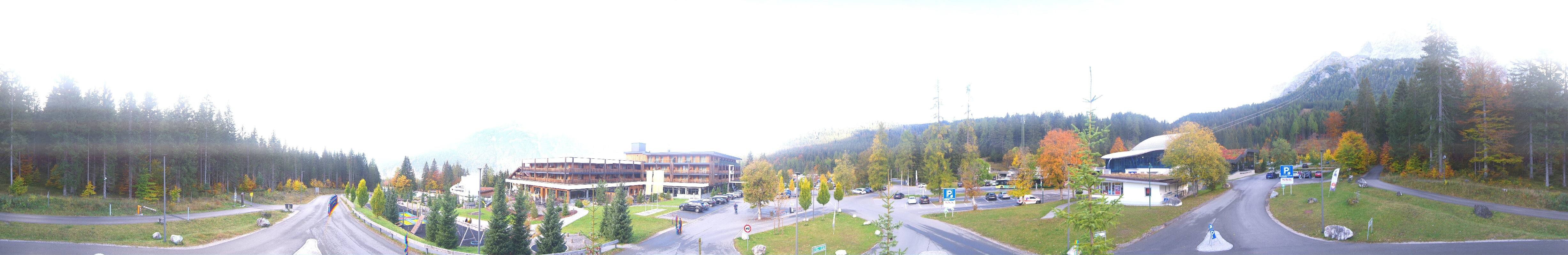 Archiv Foto Webcam Tiroler Zugspitzbahn: Talstation in Ehrwald