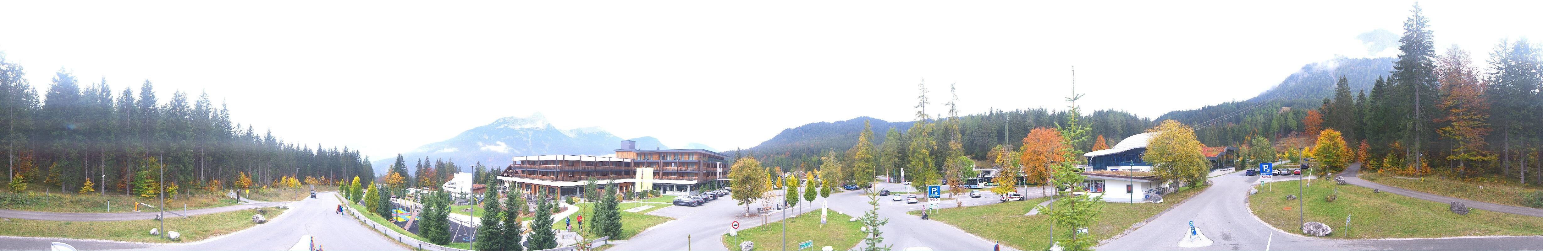 Archiv Foto Webcam Tiroler Zugspitzbahn: Talstation in Ehrwald
