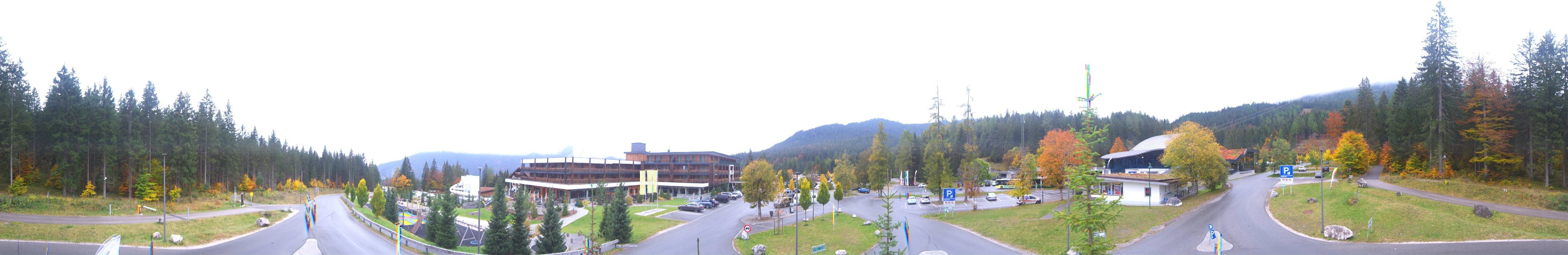 Archiv Foto Webcam Tiroler Zugspitzbahn: Talstation in Ehrwald
