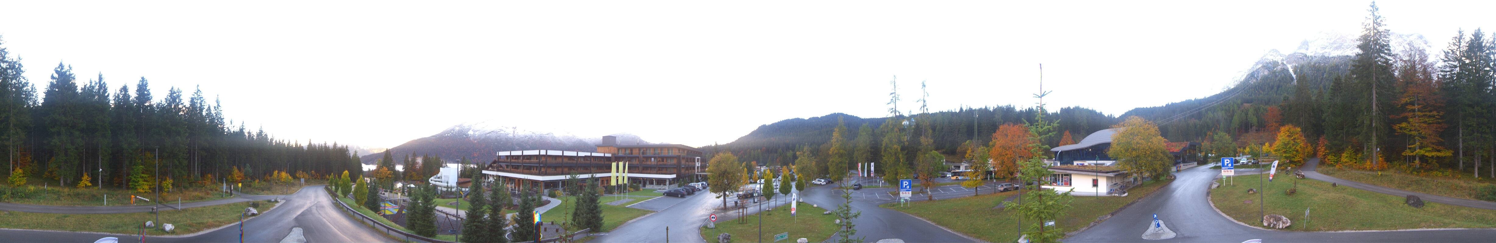 Archiv Foto Webcam Tiroler Zugspitzbahn: Talstation in Ehrwald