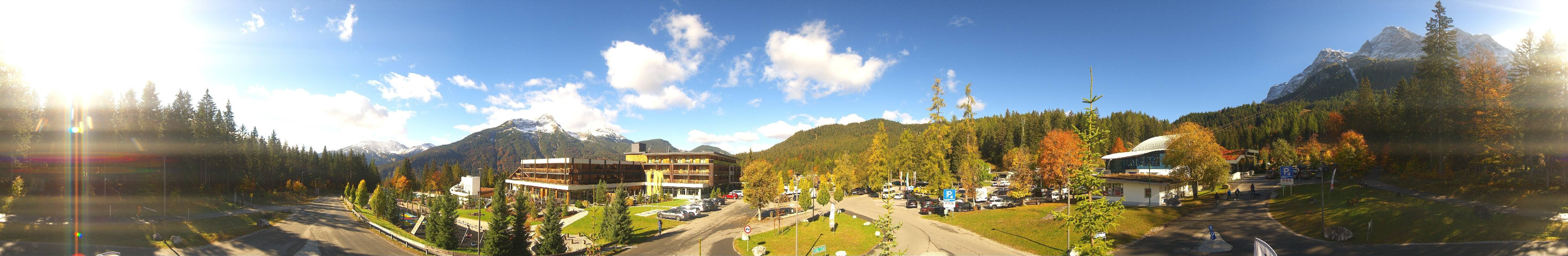 Archiv Foto Webcam Tiroler Zugspitzbahn: Talstation in Ehrwald