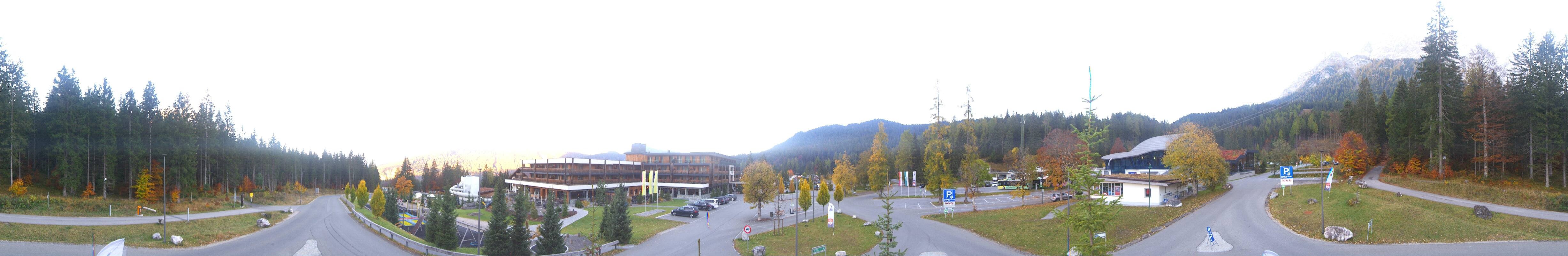 Archiv Foto Webcam Tiroler Zugspitzbahn: Talstation in Ehrwald