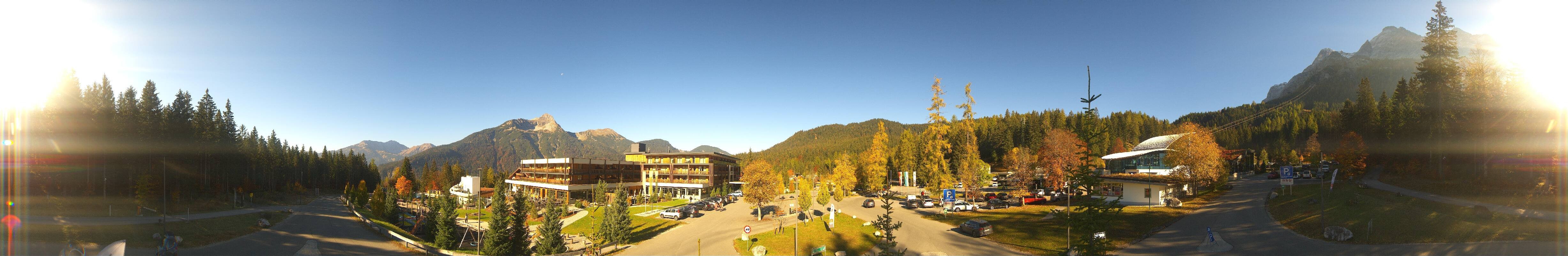 Archiv Foto Webcam Tiroler Zugspitzbahn: Talstation in Ehrwald