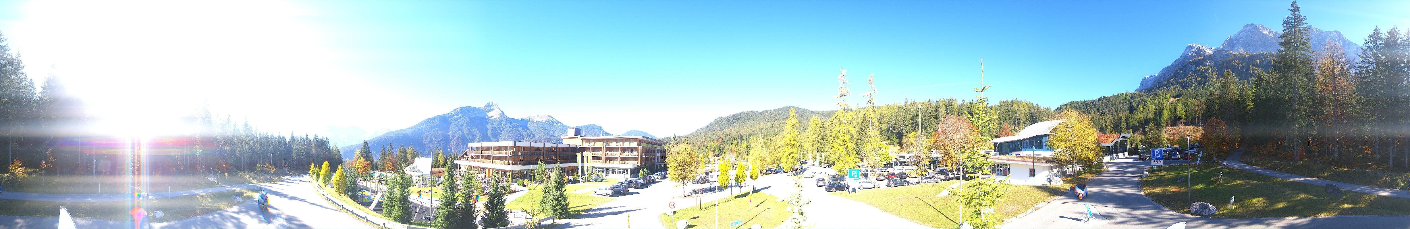 Archiv Foto Webcam Tiroler Zugspitzbahn: Talstation in Ehrwald