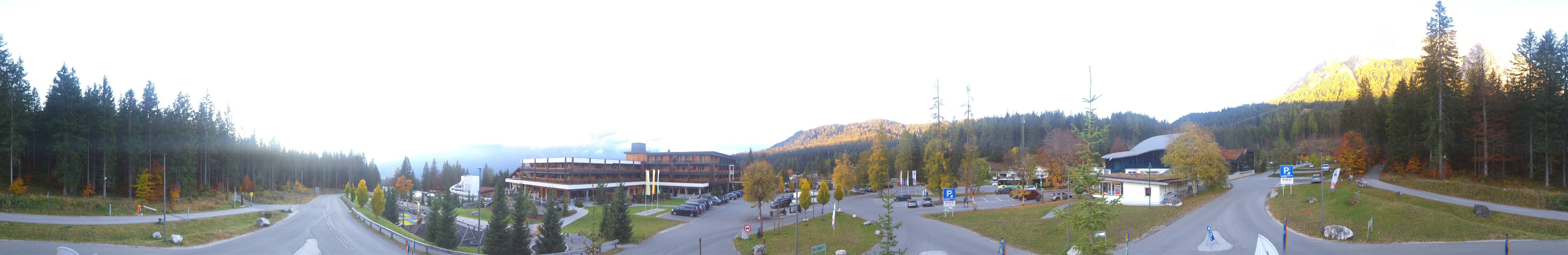 Archiv Foto Webcam Tiroler Zugspitzbahn: Talstation in Ehrwald