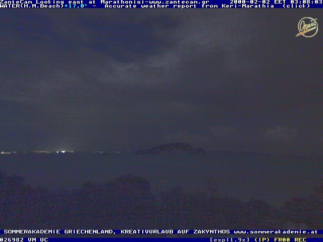 Archiv Foto Webcam Zakynthos - Blick auf den Marina Park