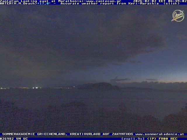 Archiv Foto Webcam Zakynthos - Blick auf den Marina Park