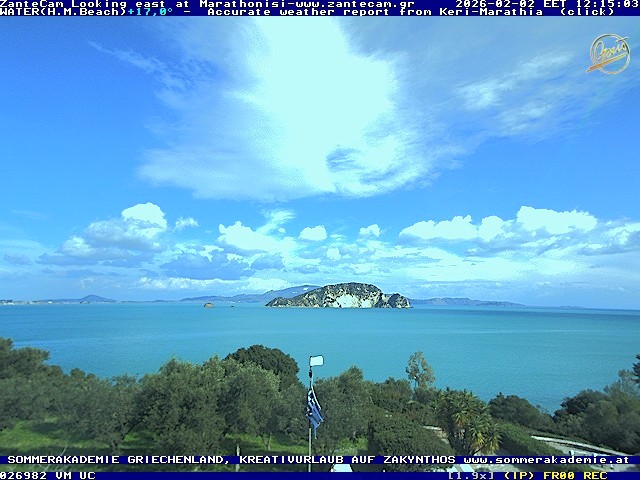 Archiv Foto Webcam Zakynthos - Blick auf den Marina Park