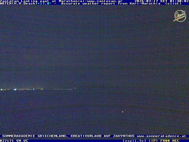 Archived image Webcam Zakynthos - Marine Park