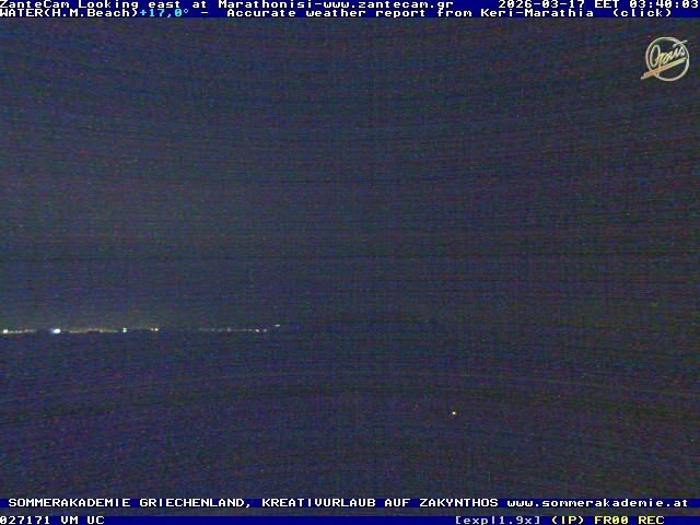 Archived image Webcam Zakynthos - Marine Park