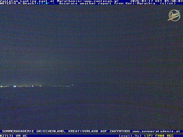 Archived image Webcam Zakynthos - Marine Park