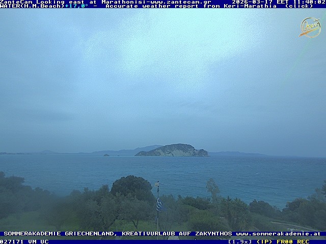Archiv Foto Webcam Zakynthos - Blick auf den Marina Park