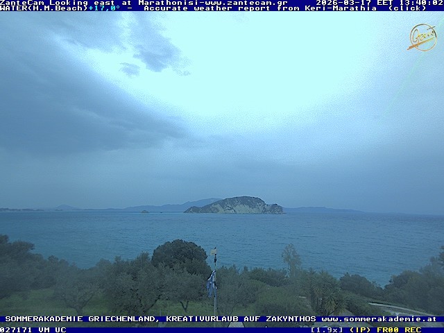 Archived image Webcam Zakynthos - Marine Park