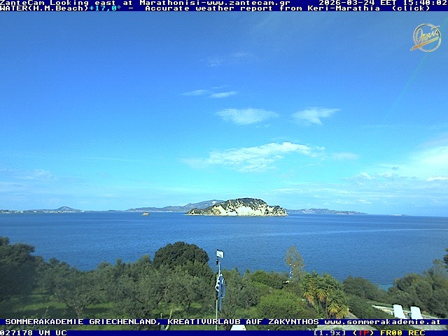 Archiv Foto Webcam Zakynthos - Blick auf den Marina Park