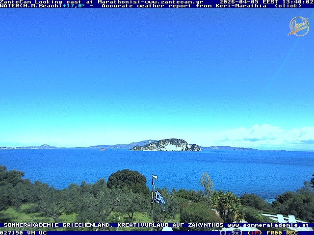 Archiv Foto Webcam Zakynthos - Blick auf den Marina Park