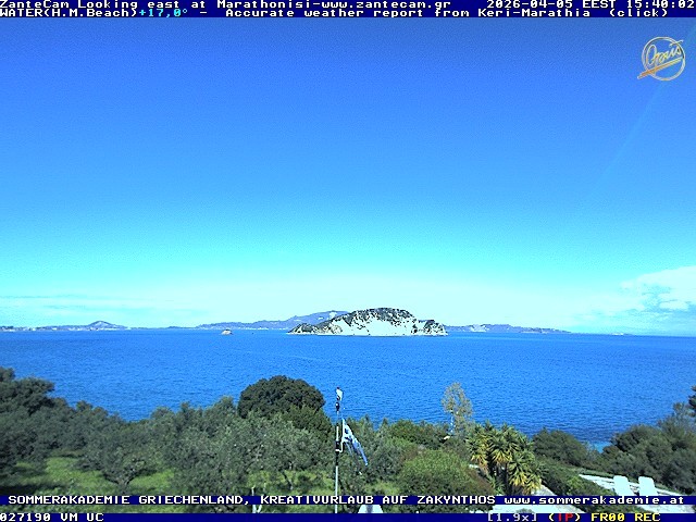 Archiv Foto Webcam Zakynthos - Blick auf den Marina Park