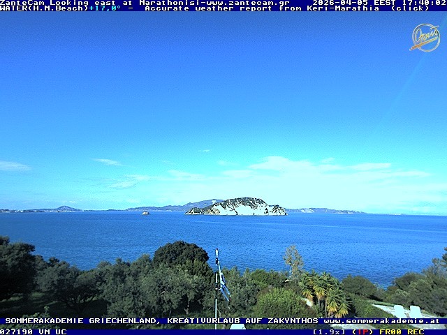 Archiv Foto Webcam Zakynthos - Blick auf den Marina Park