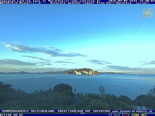 Archiv Foto Webcam Zakynthos - Blick auf den Marina Park