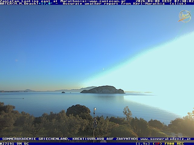 Archiv Foto Webcam Zakynthos - Blick auf den Marina Park