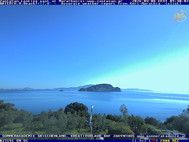 Archiv Foto Webcam Zakynthos - Blick auf den Marina Park