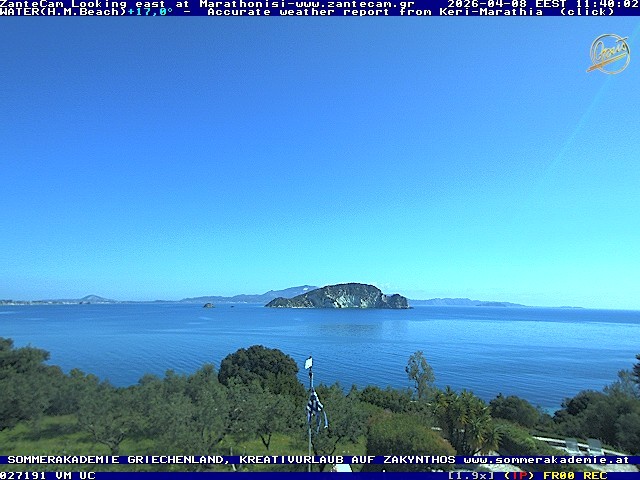Archiv Foto Webcam Zakynthos - Blick auf den Marina Park