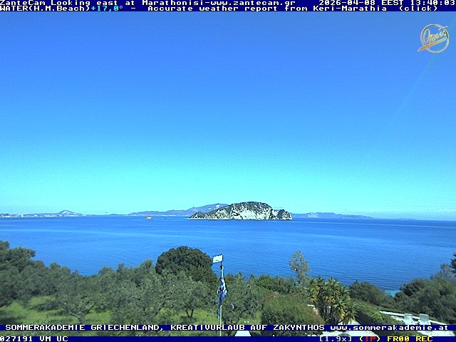 Archiv Foto Webcam Zakynthos - Blick auf den Marina Park