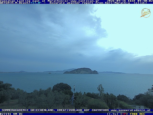 Archiv Foto Webcam Zakynthos - Blick auf den Marina Park