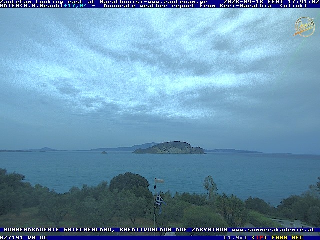Archiv Foto Webcam Zakynthos - Blick auf den Marina Park