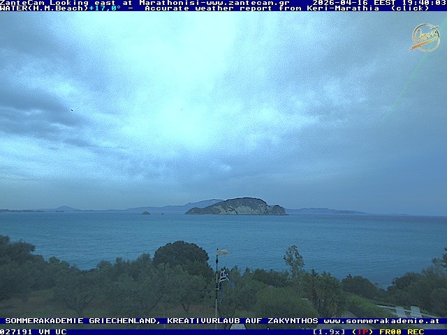 Archiv Foto Webcam Zakynthos - Blick auf den Marina Park