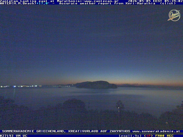 Archiv Foto Webcam Zakynthos - Blick auf den Marina Park