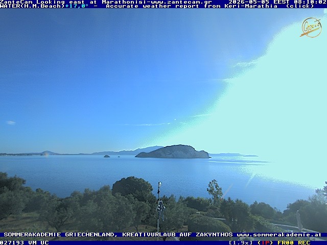 Archiv Foto Webcam Zakynthos - Blick auf den Marina Park