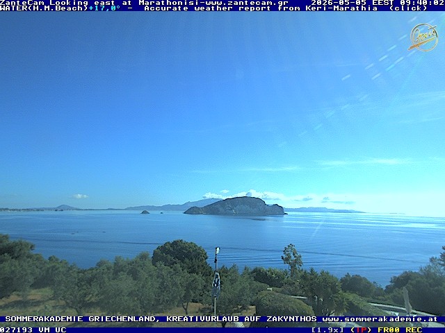 Archiv Foto Webcam Zakynthos - Blick auf den Marina Park