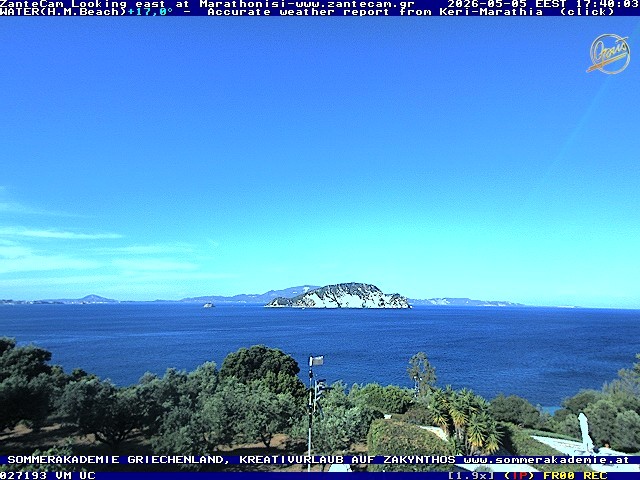 Archiv Foto Webcam Zakynthos - Blick auf den Marina Park