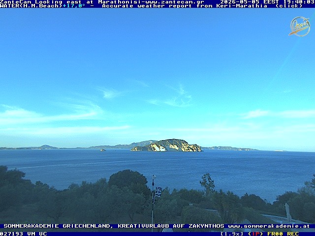 Archiv Foto Webcam Zakynthos - Blick auf den Marina Park